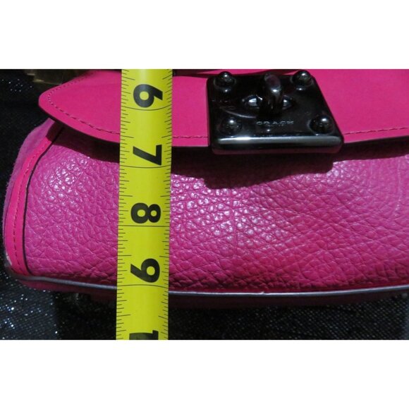 Coach 2016 Drifter Pink Mixed Leather Carryall Satchel 2 Way Crossbody Handbag - Picture 13 of 14